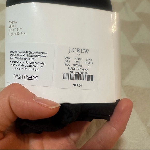 J crew black Semi-opaque tights - Picture 4 of 4